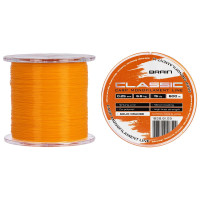 Волосінь Brain Classic Carp Line 600m 0.25mm 15lb 6.6kg Solid Orange