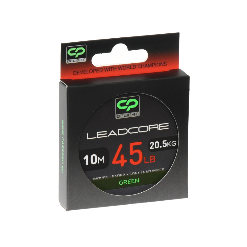 Лідкор Carp Pro Deligth Leadcore Green 10м 45b