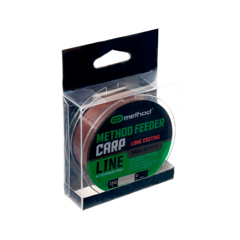 Волосінь Carp Pro Method+ Method Feeder Carp Dark Brown 150м 0.25мм