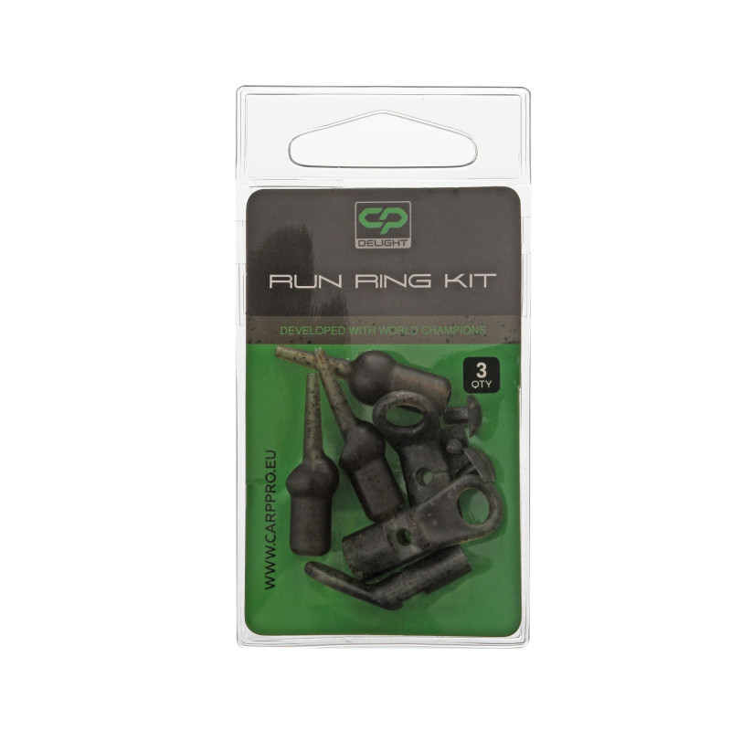 Набір для виготовлення ковзних монтажів із боковим грузилом Carp Pro Delight Run Rig Kit