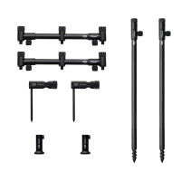 Набір стійок із буз-барами для трьох вудилищ Carp Pro Rondel 3 Rods Stand Kit