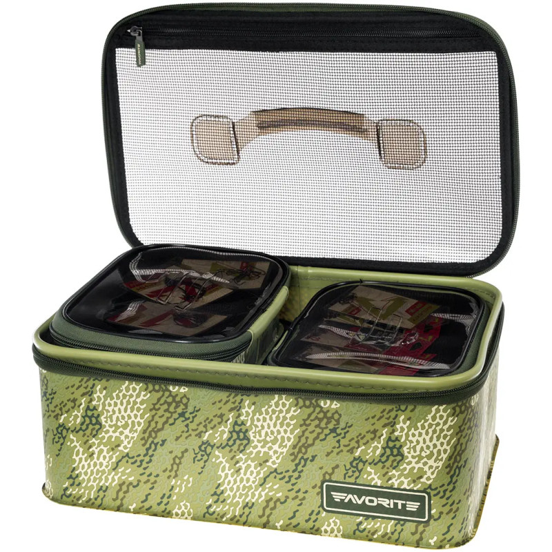 Коробка Favorite Eva Tackle Box TCLB-L 335x205x130mm Khaki