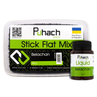 Набор пелетс + ликвид Puhach Baits Stick Flat Mix Belachan + Liquid Belachan