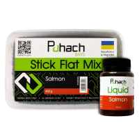 Набір пелетс + ліквід Puhach Baits Stick Flat Mix Salmon + Liquid Salmon