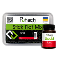 Набір пелетс + ліквід Puhach Baits Stick Flat Mix Tuna+ Liquid Tuna
