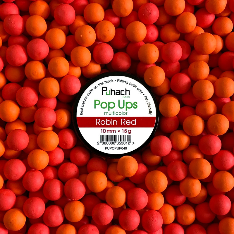 Попап Puhach Baits Pop Ups 10 mm Multicolor - Robin Red (Робін Ред)