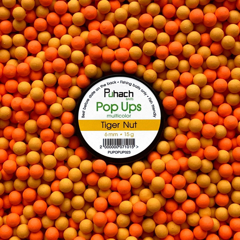 Попап Puhach Baits Pop Ups 6 mm Multicolor - Tiger Nut (Тигровий Горіх)