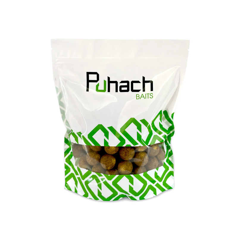 Пилячі бойли Puhach Baits Natural Line Soluble Boilies 24 mm 1 kg - Sweetcorn (Кукурудза)