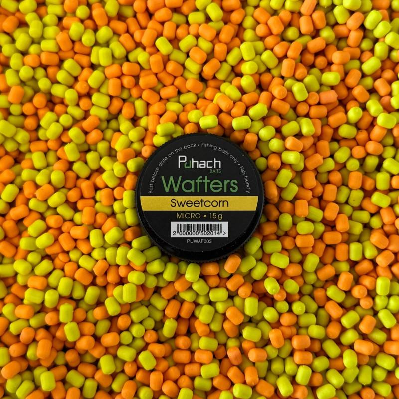 Вафтерс Puhach Baits Wafters MICRO - Sweetcorn (Кукурудза)