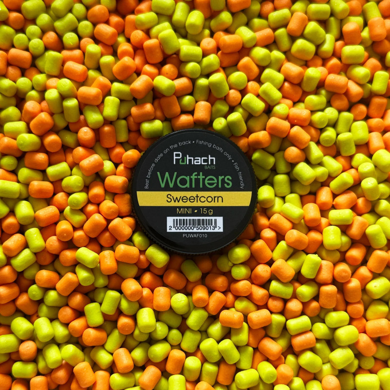 Вафтерс Puhach Baits Wafters MINI - Sweetcorn (Кукурудза)