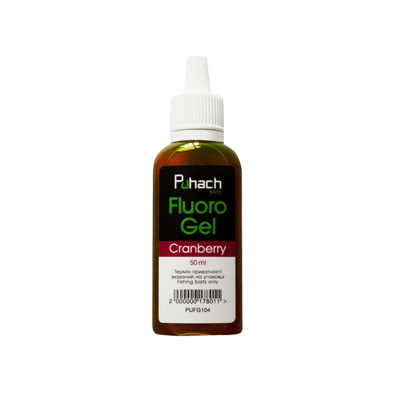 Флюоро гель Puhach Baits Fluoro Gel 50 ml - Сranberry (Журавлина)