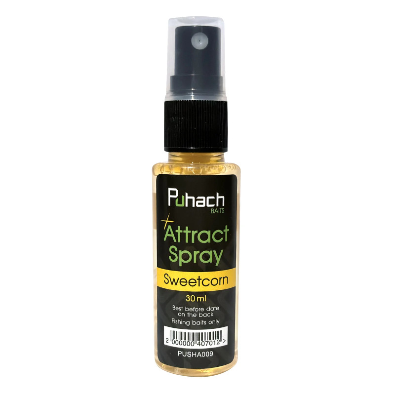 Спрей Puhach Baits+Attract Spray 30 ml - Sweetcorn Кукурудза