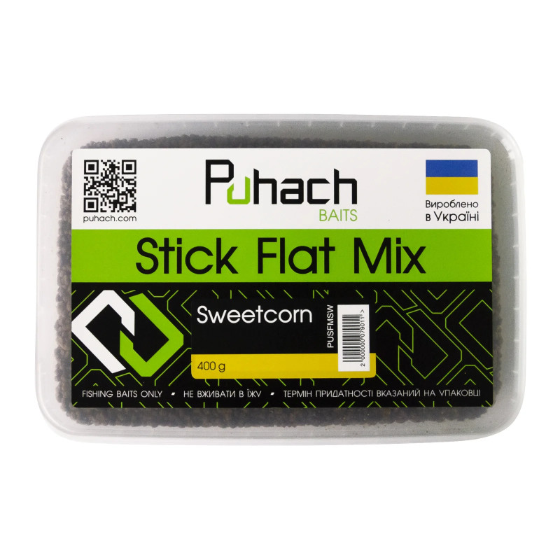 Стік Метод Мікс Puhach Baits Stick Flat Mix – Sweetcorn (Кукурудза)